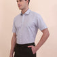 Grey Solid Regular Fit Formal Shirt | Greenfibre