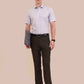 Grey Solid Regular Fit Formal Shirt | Greenfibre