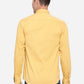 Yolk Yellow Solid Slim Fit Casual Shirt | Greenfibre