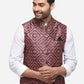 Maroon Bandhgala Jacket | Greenfibre