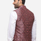 Maroon Bandhgala Jacket | Greenfibre