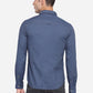 Insignia Blue Solid Slim Fit Semi Casual Shirt | Greenfibre