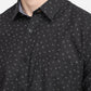 Black Printed Classic Fit Semi Casual Shirt | Greenfibre