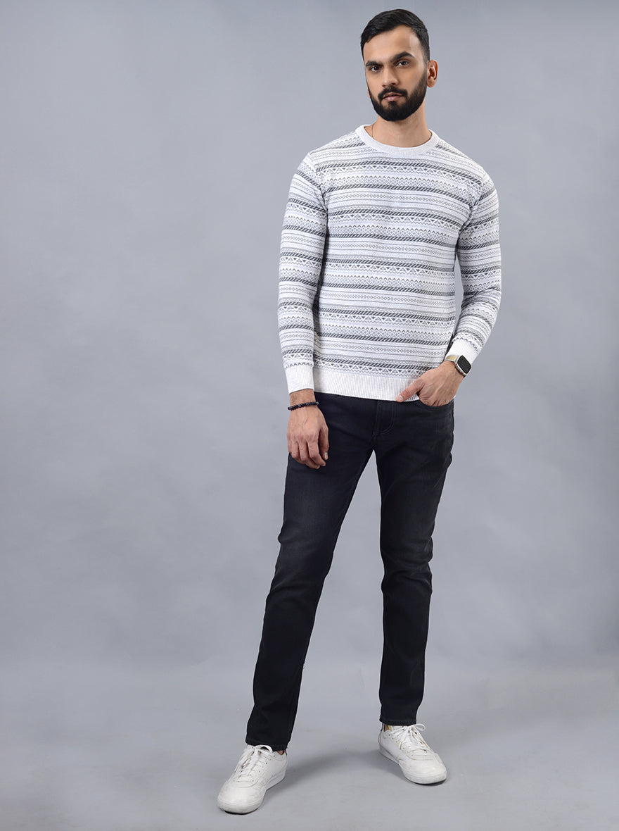 Dark Grey Washed Slim Fit Jeans | JadeBlue