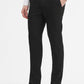 Black Solid Super Slim Fit Formal Trouser | Greenfibre