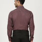 Maroon Printed Slim Fit Formal Shirt | Greenfibre