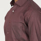 Maroon Printed Slim Fit Formal Shirt | Greenfibre