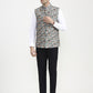 Green & Orange Printed  Waistcoat | Greenfibre