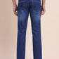 Mid Indigo Blue Washed Narrow Fit Jeans | Greenfibre