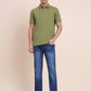 Mid Indigo Blue Washed Narrow Fit Jeans | Greenfibre