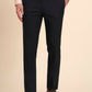 Navy Blue Solid Slim Fit Formal Trouser | Greenfibre.