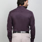 Wine Solid Slim Fit Party Wear Shirt | Greenfibre