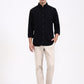 Black Solid Slim Fit Formal Trouser | Greenfibre