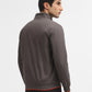 Dark Grey Solid Slim Fit Winter Jacket | Greenfibre