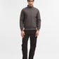 Dark Grey Solid Slim Fit Winter Jacket | Greenfibre