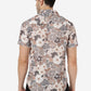 Brown Printed Slim Fit Casual Shirt | Greenfibre