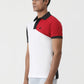 White Cut & Sew Slim Fit Polo T-Shirt | Greenfibre