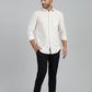 Navy Blue Dobby Super Slim Fit Casual Trouser | Greenfibre