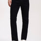 Raw Black Solid Straight Fit Jeans | Greenfibre