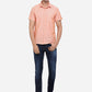 Light Pink Solid Slim Fit Casual Shirt | Greenfibre