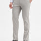 Grey Solid Slim Fit Formal Trouser | Greenfibre