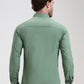 Fren Green Solid Slim Fit Casual Shirt | Greenfibre
