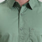 Fren Green Solid Slim Fit Casual Shirt | Greenfibre