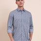 Grey Printed Smart Fit Semi Casual Shirt | Greenfibre