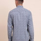 Grey Printed Smart Fit Semi Casual Shirt | Greenfibre