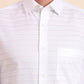 White Solid Slim Fit Formal Shirt | GreenFiber
