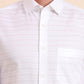 White Solid Slim Fit Formal Shirt | Greenfibre
