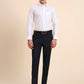 White Solid Slim Fit Formal Shirt | GreenFiber