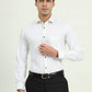 White Solid Slim Fit Party Wear Shirt | Greenfire