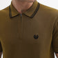Amber Green Solid Slim Fit Polo T-Shirt | Greenfibre