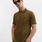 Amber Green Solid Slim Fit Polo T-Shirt | Greenfibre