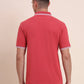 Red Solid Slim Fit Polo T-Shirt | Greenfibre