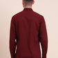 Maroon Solid Smart Fit Semi Casual Shirt | Greenfibre