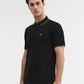Black Solid Slim Fit Polo T-Shirt | Greenfibre