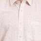 Beige Printed Smart Fit Semi Casual Shirt | Greenfibre