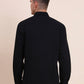 Black Solid Smart Fit Semi Casual Shirt | Greenfibre
