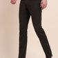 Olive Brown Solid Tailored Fit Jeans | Greenfibre