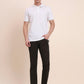 Olive Brown Solid Tailored Fit Jeans | Greenfibre