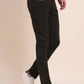 Olive Brown Solid Tailored Fit Jeans | Greenfibre