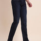 Dark Indigo Blue Washed Narrow Fit Jeans | Greenfibre