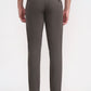 Olive Grey Solid Slim Fit Casual Trouser | Greenfibre