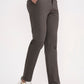 Olive Grey Solid Slim Fit Casual Trouser | Greenfibre