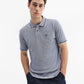 Denim Blue Solid Slim Fit Polo T-Shirt | Greenfibre