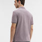 Light Purple Solid Slim Fit Polo T-Shirt | Greenfibre