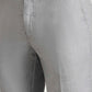 Light Grey Solid Slim Fit Formal Trouser | Greenfibre