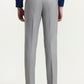 Light Grey Solid Slim Fit Formal Trouser | Greenfibre